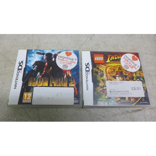 5132 - A quantity of Nintendo DS games including Resident Evil, Iron Man 2, Indiana Jones and X-Men and Nin... 