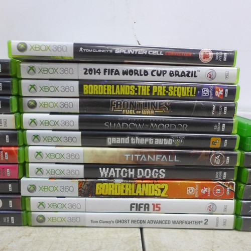 5134 - A large quantity of assorted Xbox games including original Xbox, Xbox 360 and Xbox  One, games inclu... 