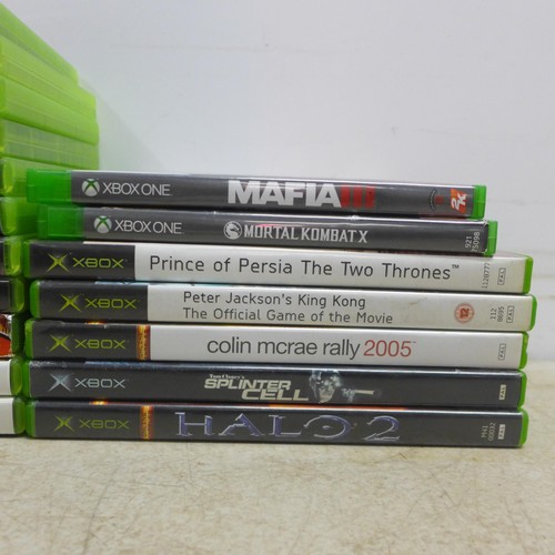 5134 - A large quantity of assorted Xbox games including original Xbox, Xbox 360 and Xbox  One, games inclu... 