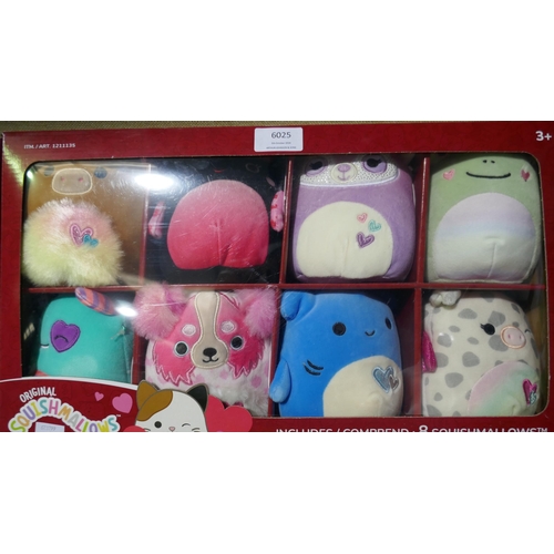 6025 - Squishmallows Plush 8Pk   (337-449) *This lot is subject to Vat