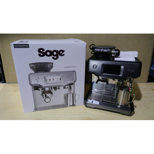 6027 - Sage Barista Touch Pump Coffee Machine with box and accessories (Model no: Ses880Bst) Original RRP £... 