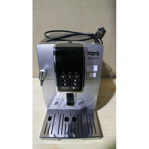 6029 - Delonghi Dinamica Bean To Cup Coffee Machine with box (parts missing) (model no: Ecam350.35.Sb) Orig... 