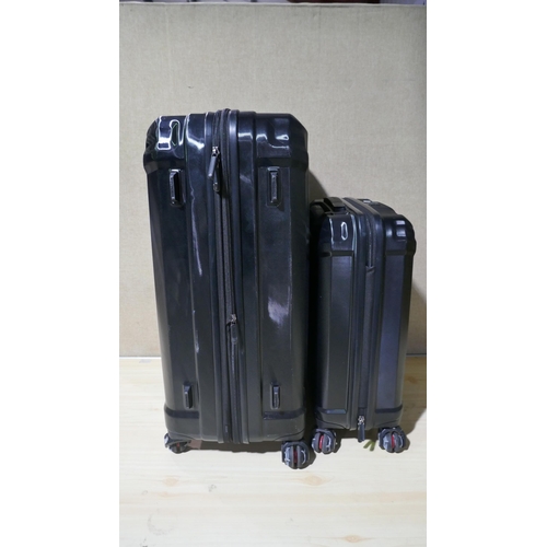 6035 - Samsonite Endure black 2 piece Hard shell suitcases (Damaged) Original RRP £119.99 + Vat (336-148) *... 