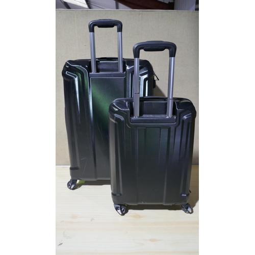 6035 - Samsonite Endure black 2 piece Hard shell suitcases (Damaged) Original RRP £119.99 + Vat (336-148) *... 