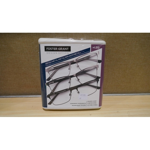 6062 - Quantity of Fgx Reading Glasses and a Canon Ink cartridge (Model no:-550Xl PGBXL) (336-12,47,98) *Th... 