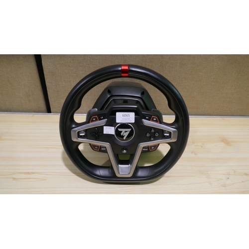 6065 - Playstation T-248 Thrustmaster Racing Wheel (Missing pedals and leads) Original RRP £199.99 + Vat (3... 