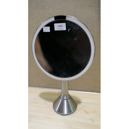 6066 - Simplehuman Sensor Mirror, Original RRP £99.99 + Vat (336-35) *This lot is subject to Vat