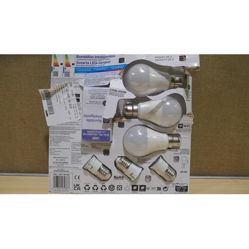 6070 - Feit Led Smart A60 Wi-Fi Bulbs and a pack of Duracell 2032 coin batteries  (337-139) *This lot is su... 