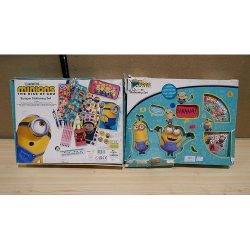 6071 - 2 x Minions Bumper Stationery sets (336-152,153) *This lot is subject to Vat