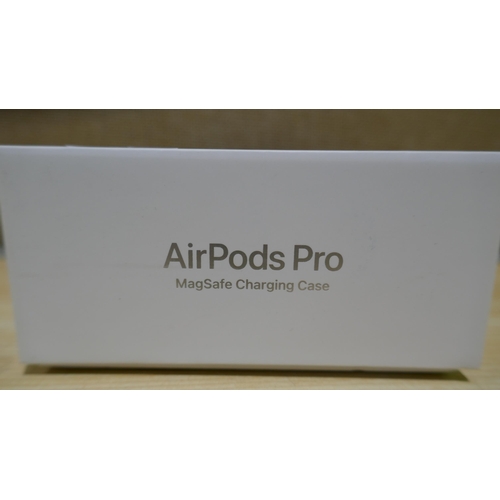 6079 - Apple Airpods Pro with magsafe charging case and box, Original RRP £164.99 + Vat (338-7) *This lot i... 