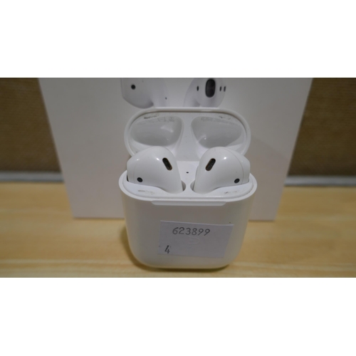 6095 - Apple Airpods 2nd Gen - Mv7N2Zm/A, Original RRP £99.99 + Vat (338-4) *This lot is subject to Vat