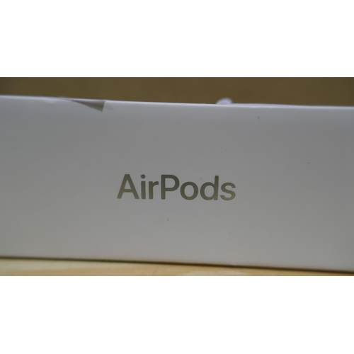 6097 - Apple Airpods with charging case and box (model no:Mv7N2Zm/A) Original RRP £99.99 + Vat (338-5) *Thi... 