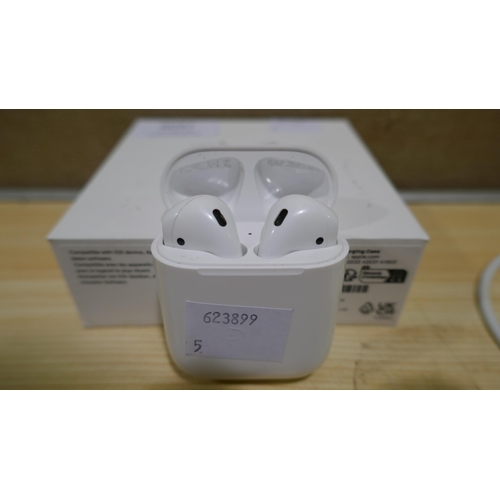 6097 - Apple Airpods with charging case and box (model no:Mv7N2Zm/A) Original RRP £99.99 + Vat (338-5) *Thi... 