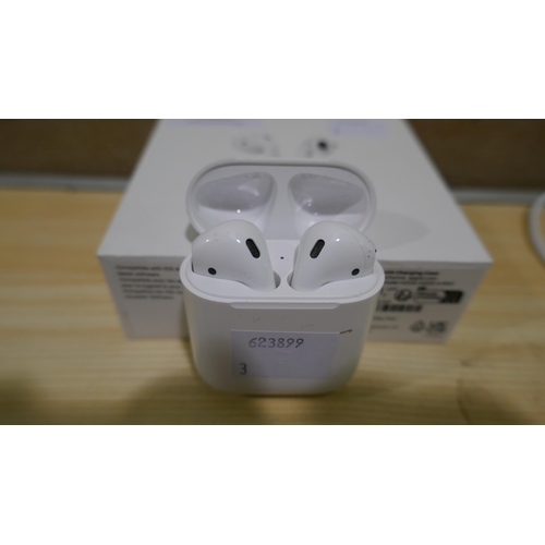 6101 - Apple Airpods with charging case and box (model no:Mv7N2Zm/A) Original RRP £99.99 + Vat (338-3) *Thi... 