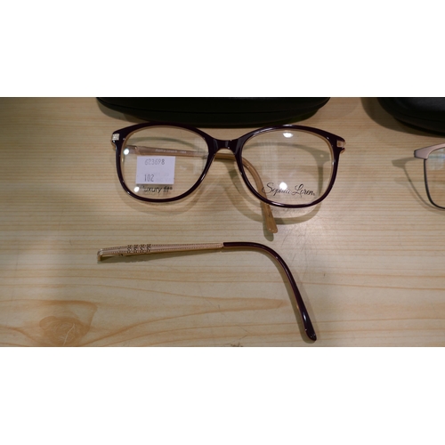 6103 - Police, Sophia Loren, Zeiss Glasses (all damaged)  (336-20,102,108) *This lot is subject to Vat