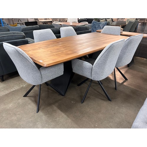 3026 - FV Lucio Table dining table and six chairs *This lot is subject to VAT