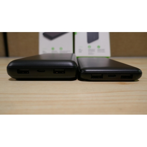 6104 - Two Belkin Powerbanks (1x 10k, 1x 20k) (336-119) *This lot is subject to Vat