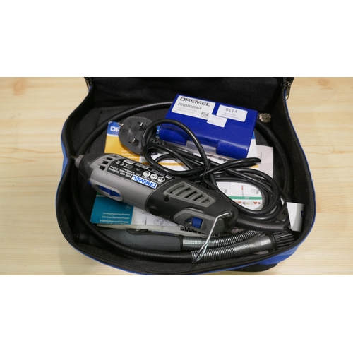 6114 - Dremel 4000 Multi Tool with accessories and bag (337-438) *This lot is subject to Vat