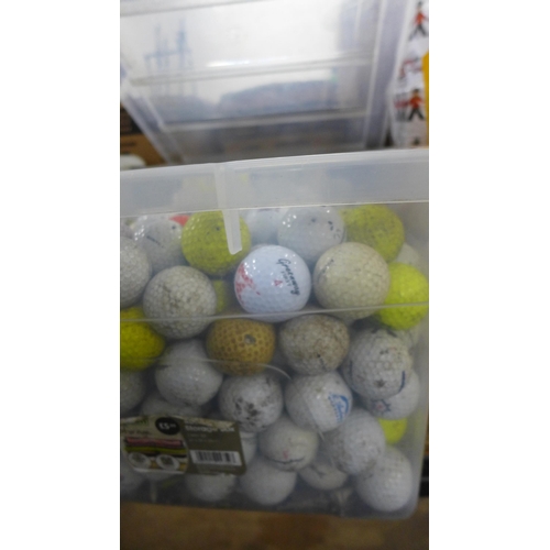 5303 - A large quantity of golf balls including Srixon, Nike, Taylor Made, Titleist, Callaway etc.