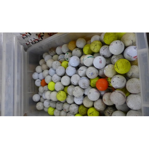 5303 - A large quantity of golf balls including Srixon, Nike, Taylor Made, Titleist, Callaway etc.