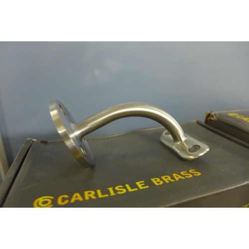 5317 - A large quantity of Carlisle Brass hand rail brackets