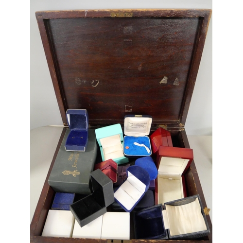 1062 - Assorted ring boxes, etc.