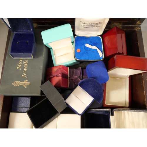 1062 - Assorted ring boxes, etc.