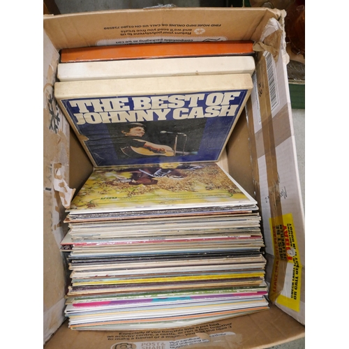 1083 - LP records including Leo Sayer, Refuge, Go West, Huey Lewis, Steeleye Span, Buddy Holly, etc. **PLEA... 