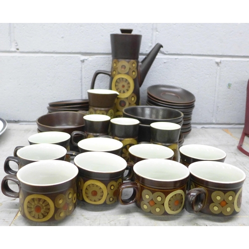 1094 - A Denby Arabeque stoneware coffee set **PLEASE NOTE THIS LOT IS NOT ELIGIBLE FOR IN-HOUSE POSTING AN... 