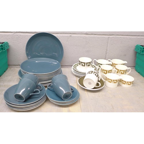 1100 - A collection of Poole Pottery and Susie Cooper designed Keystone china **PLEASE NOTE THIS LOT IS NOT... 