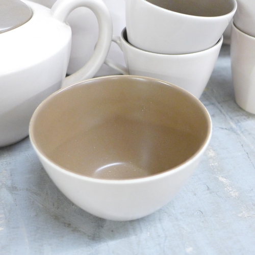 1107 - Poole Pottery twin tone tea and coffee set **PLEASE NOTE THIS LOT IS NOT ELIGIBLE FOR IN-HOUSE POSTI... 