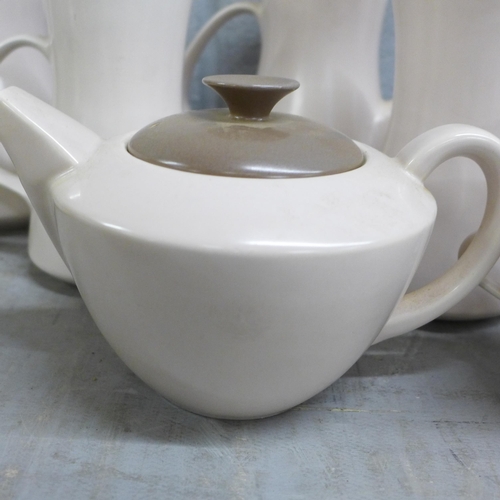 1107 - Poole Pottery twin tone tea and coffee set **PLEASE NOTE THIS LOT IS NOT ELIGIBLE FOR IN-HOUSE POSTI... 