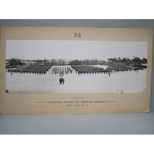 602 - A photograph of the Regimental Reunion, The Sherwood Forester, Bordon, March 6th 1939