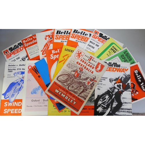 626 - A collection of Speedway programmes, 1951 to 1974, domestic and international