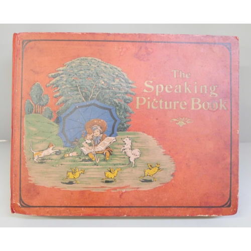 662 - A rare The Speaking Picture Book imitating the Cries of Animals with pull cords, circa 1880