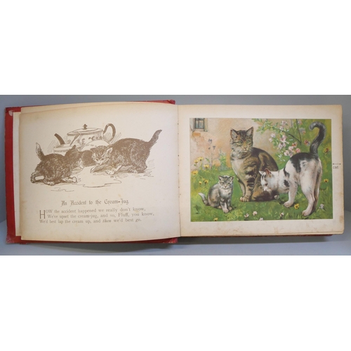 662 - A rare The Speaking Picture Book imitating the Cries of Animals with pull cords, circa 1880