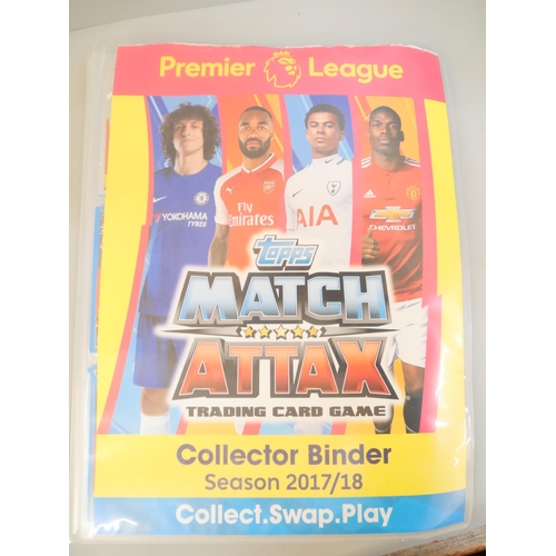 686 - A collection of Topps Match Attax trading cards, season 2017/2018