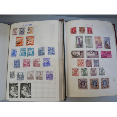 699 - Stamps; a World collection in two albums