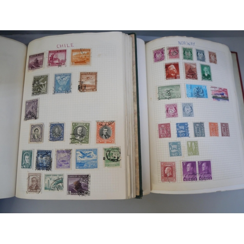 699 - Stamps; a World collection in two albums