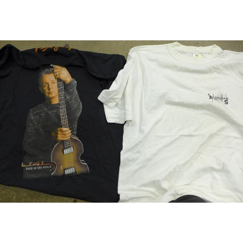 721 - Beatles interest, Paul McCartney promo shirts, jacket, etc.