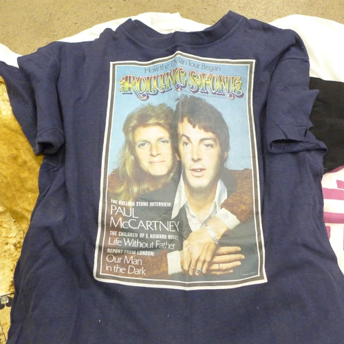 721 - Beatles interest, Paul McCartney promo shirts, jacket, etc.