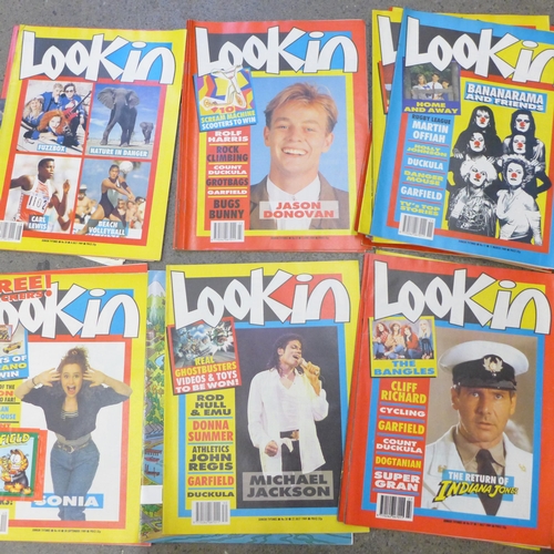 725 - Look In magazines, 1980's duplication including free gifts (50)