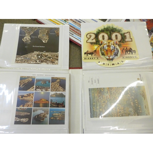 738 - A large collection of mid 20th Century postcards, 14 albums in total