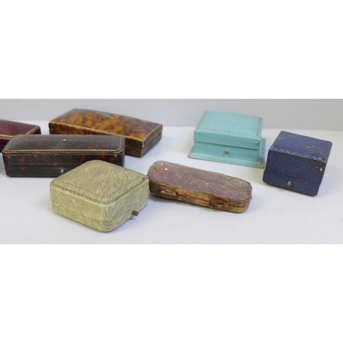 755 - Vintage jewellery boxes