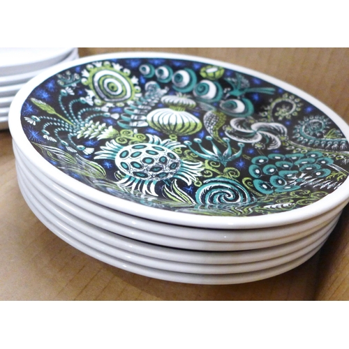 778 - A Portmeirion Pottery Magic Garden six setting tea set plus dinner plate and six side plates