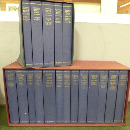 779 - Two sets of The Collected Works of William Morris, Thoemmes Antiquarian Book Ltd, for distribution i... 