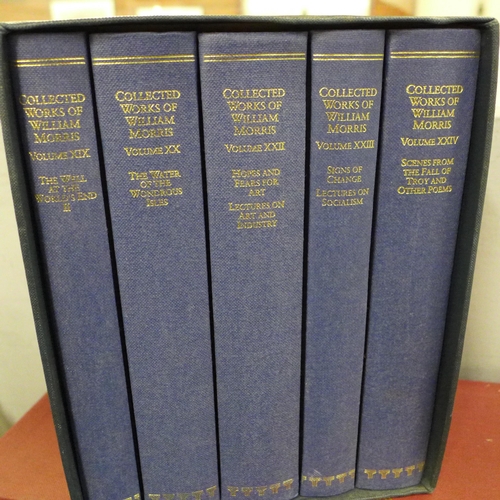 779 - Two sets of The Collected Works of William Morris, Thoemmes Antiquarian Book Ltd, for distribution i... 