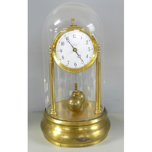 807 - A rare Tiffany electric clock, circa 1904, double action contact torsion movement **PLEASE NOTE THIS... 