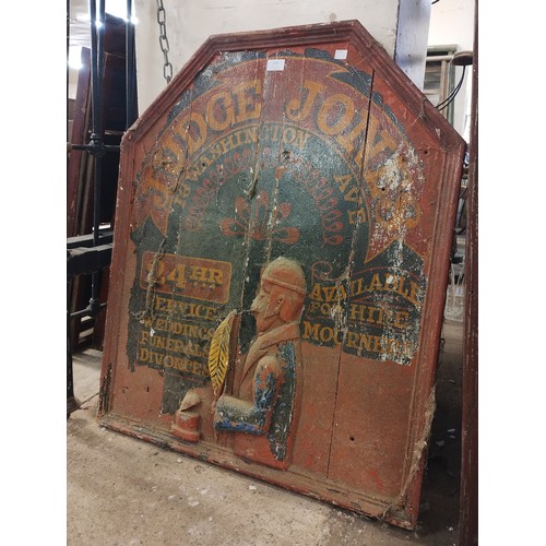 275 - A hand painted circus sign