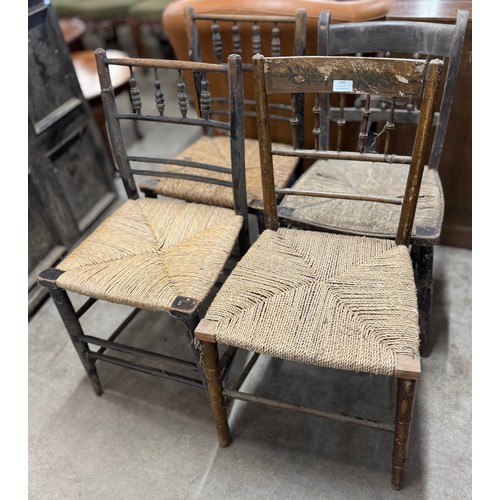 260 - Four assorted dining chairs